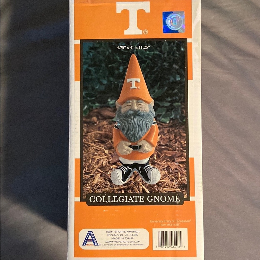 NIB University of Tennessee Indoor/Outdoor Garden Gnome